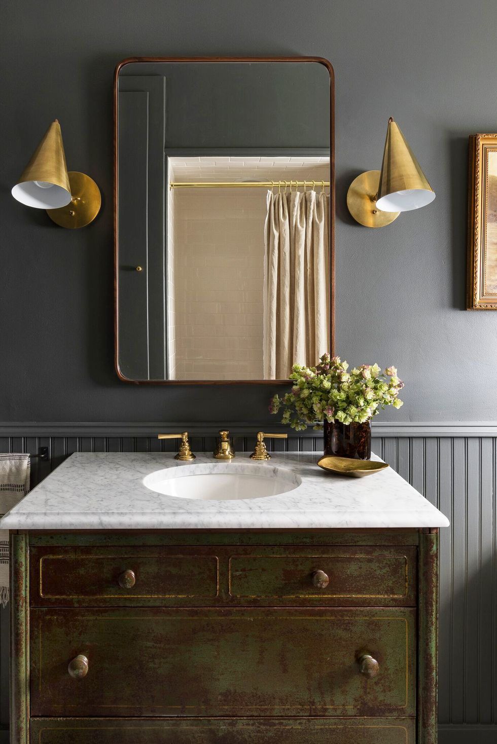 Deep, polished plaster finish with marble-like depth